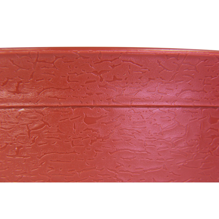 EMSCO Group Expandable Hose Hider, Hose Storage Pot, Rustic Terracotta